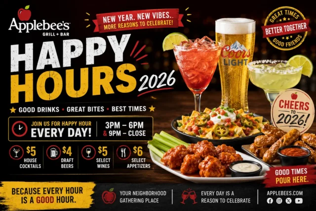 Applebee's Happy Hours 2026